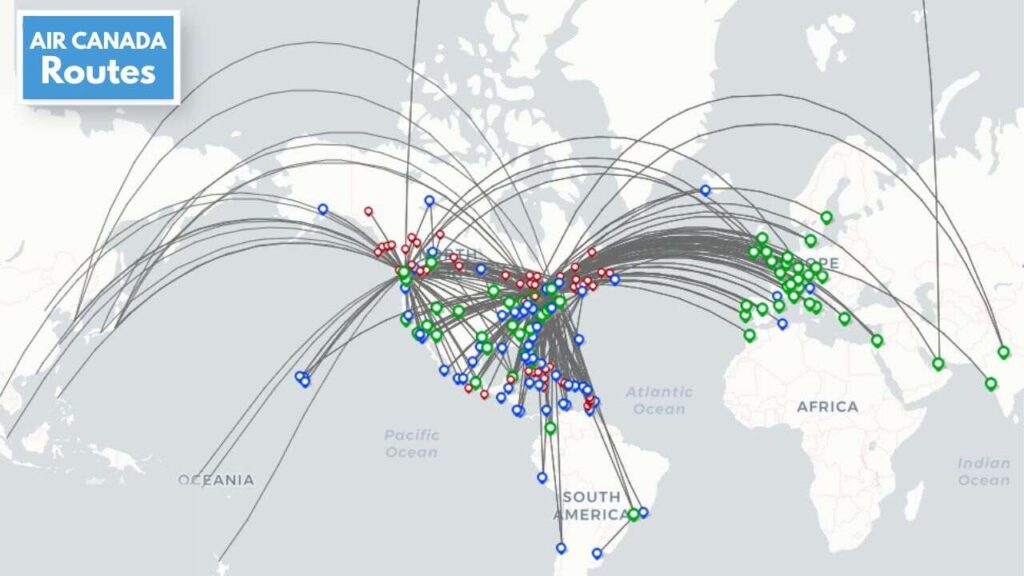 Air Canada Route Map Where We Fly