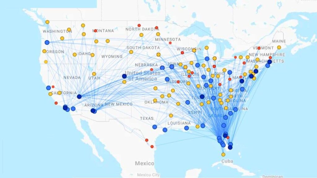 Allegiant Air Route Map